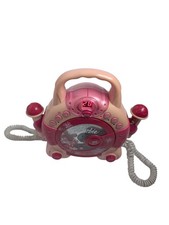 Barbie Karaoke CD Player with Dual Microphones Model BAR504 Working 2008 Mattel