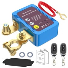 Remote Battery Disconnect Switch 12V 240A Battery Kill Switch for Car Anti Th...