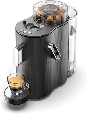 CoffeeB Café Royal Kaffeemaschine in Globe Schwarz / Weiß OVP & NEU 48h Versand