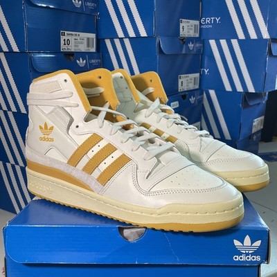 Size 10.5 - adidas Forum 84 High Preloved Yellow - Brand New In The Box
