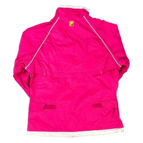 Fila Golf Windbreaker Jacket Lightweight Pink Womens Medium - Picture 6 of 8