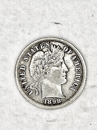 1898 Barber Dime