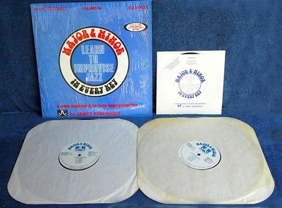 JAMEY AEBERSOLD - MAJOR & MINOR / LEARN TO IMPROVISE- (2) LP SET + BONUS EP-'81