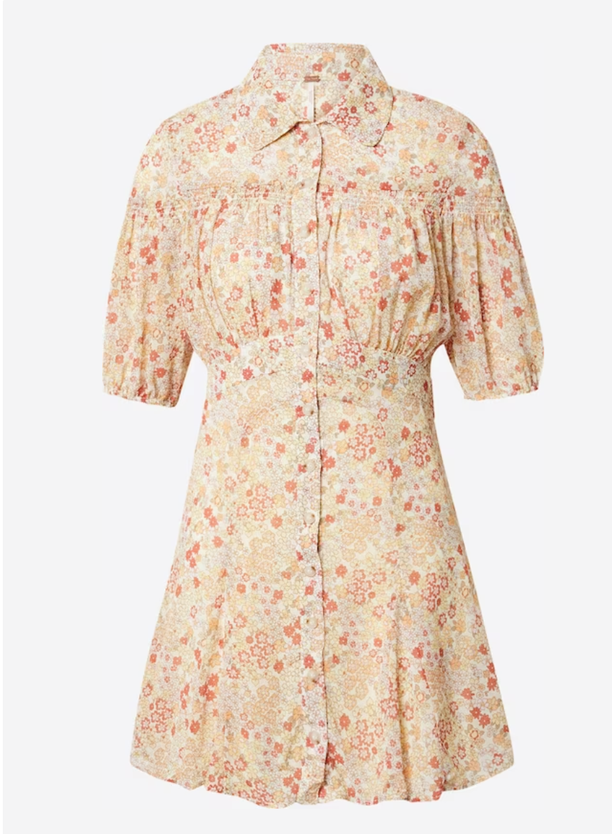 knee length dresses for ladies Free People Free-est Have A Thing For You Mini Dress – White Chocolate  Couture main image 0