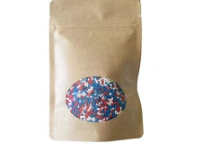 Red, White & Blue Sprinkles Cupcake Cake Candy Topping