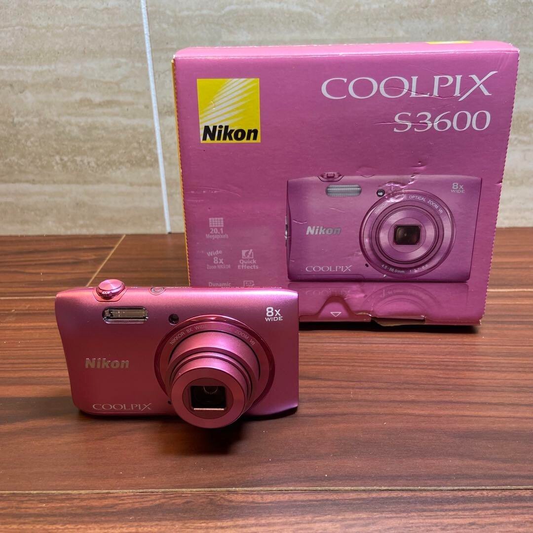Nikon COOLPIX S3600 ピンク デジカメ 3042 Amazon.com : Nikon COOLPIX S3600 20.1 MP Digital Camera with