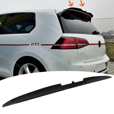 For VW Golf 7 MK7.5 VII GTI R GTD 2014-19 Rear Trunk Spoiler Wing Glossy BodyKit