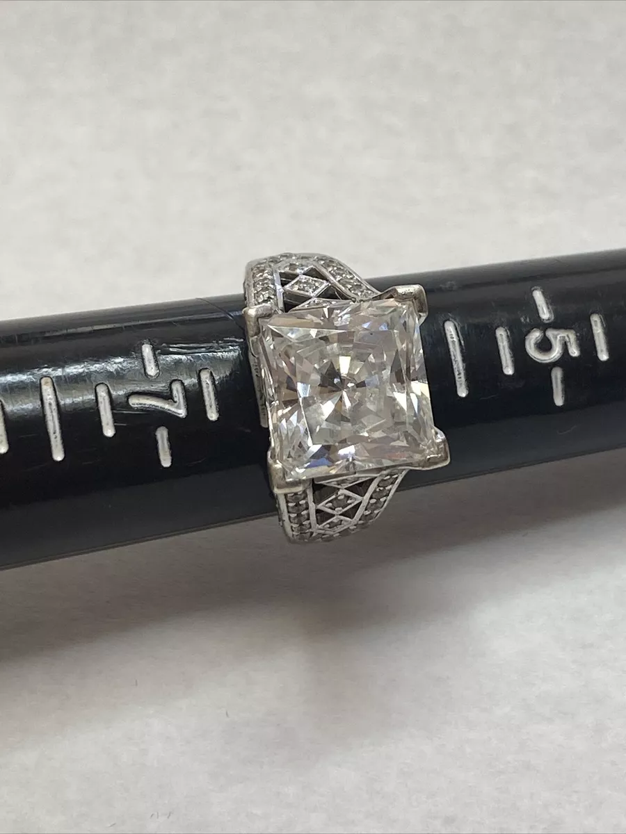 Princess cut cheap cocktail rings