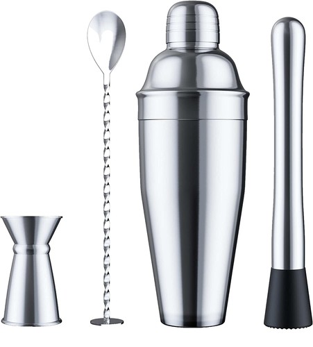 Shaker per cocktail vintage di Guy Degrenne in acciaio, | Deesup