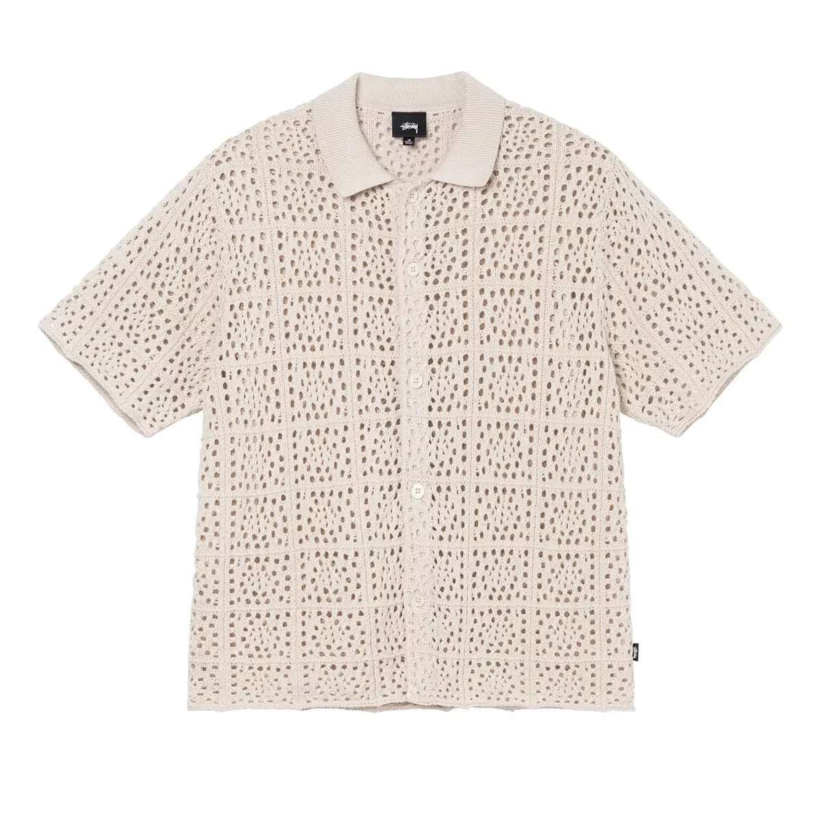 Stussy CROCHET SHIRT knit