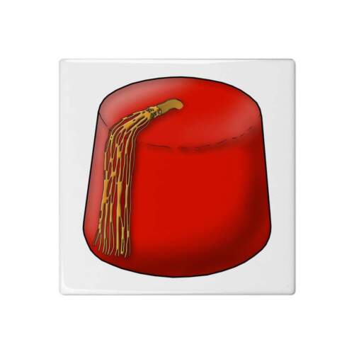 « Chapeau de Fès » 108 mm carrés carreaux de céramique (TD00012002) - Photo 1/4