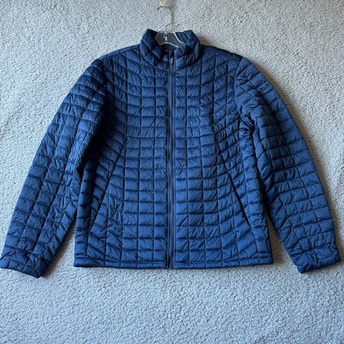 NEW Ben Sherman Jacket Mens Large Blue Puffer Quilted Coat Classic Outdoor Golf - Picture 2 of 16