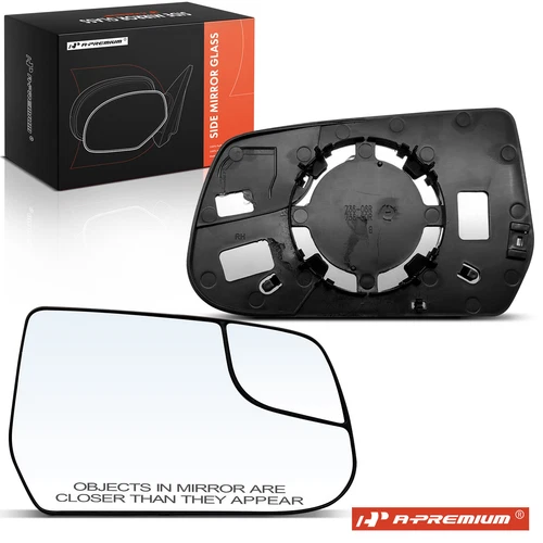 A-Premium Right Mirror Glass w/Spotter Glass for Chevy Equinox GMC Terrain 10-17