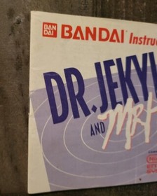 Dr. Jekyll and Mr. Hyde Nintendo NES Manual Only