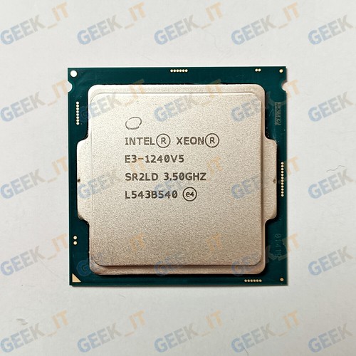 ✅Intel Xeon E3-1240v5 SR2CM SR2LD 3.5GHz 4C / 8T 8MB 80W LGA1151 CPU E3 1240 v5 - Picture 2 of 3