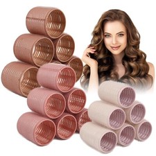 18pcs Ceramic Ionic Thermal Hair Rollers,Self-Grip Hair Roller Set Hair Curlers,