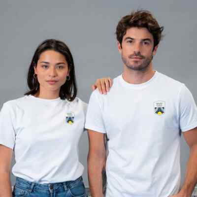 ROLEX PARIS MASTERS TSHIRT WHITE COTTON TENNIS LOGO