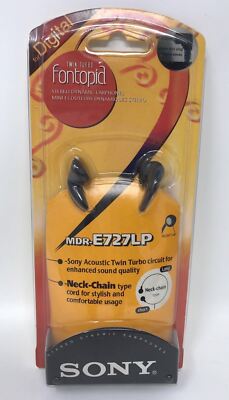 Sony MDR-E727LP Twin Turbo Stereo Dynamic Earphones Fontopia Ear