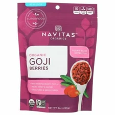 Goji Berry 8 Oz By Navitas Organics