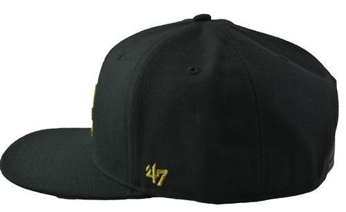 Los Angeles Dodgers MLB '47 No Shot Captain Black Snapback Hat - Picture 6 of 8