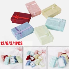 12/6X Wholesale Jewellery Gift Boxes Packaging Necklace Bracelet Durable Sturdy⇘