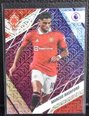 2022-23 Panini Chronicles Phoenix Premier League Marcus Rashford lila Mojo ManU