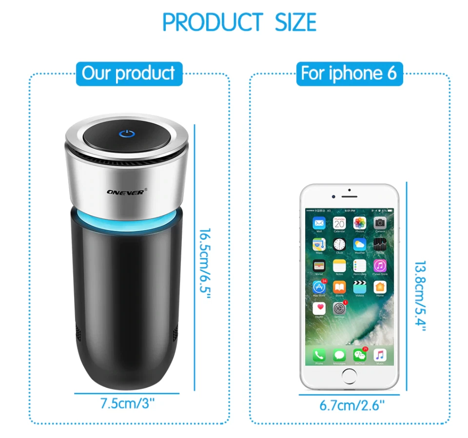 Onever car air purifier deals