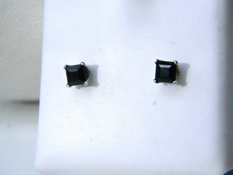 Pendientes de cianita de oro 14k Foto 4 de 4