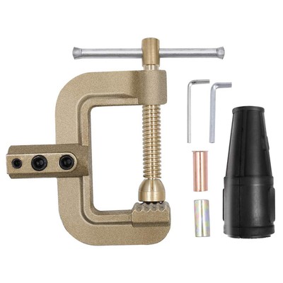 Welding Ground Clamp Brass 0.75kg Full Cooper 400Amp High Standard Solid Brass