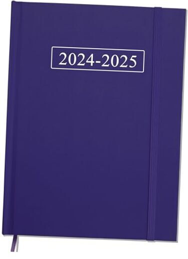 2024-2025 Planner - 8.5'' × 11'' Weekly Planner from July 2024 to June Purple