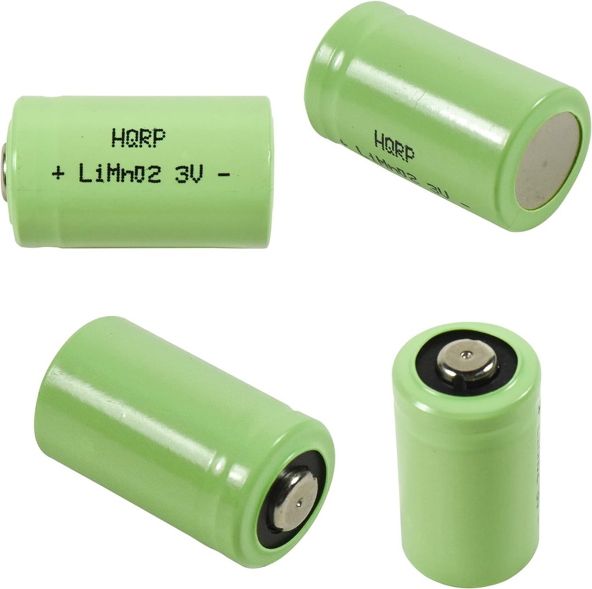 4x HQRP Batteries for Fujifilm Natura S, F1.9, Instax Mini 7, 55i