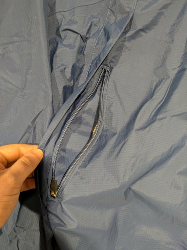 L.L. Bean Lightweight Blue Windbreaker Water Resistant Jacket Mens Medium - Bild 2 von 9