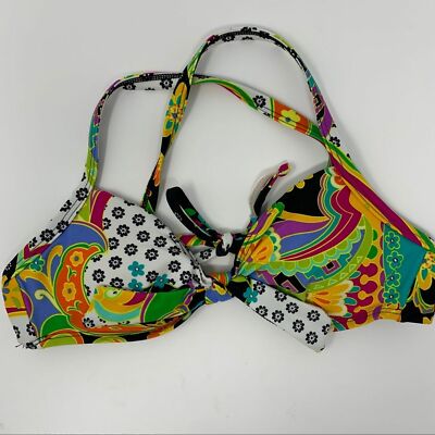 Vitamin A cross strap bikini top XS / 4