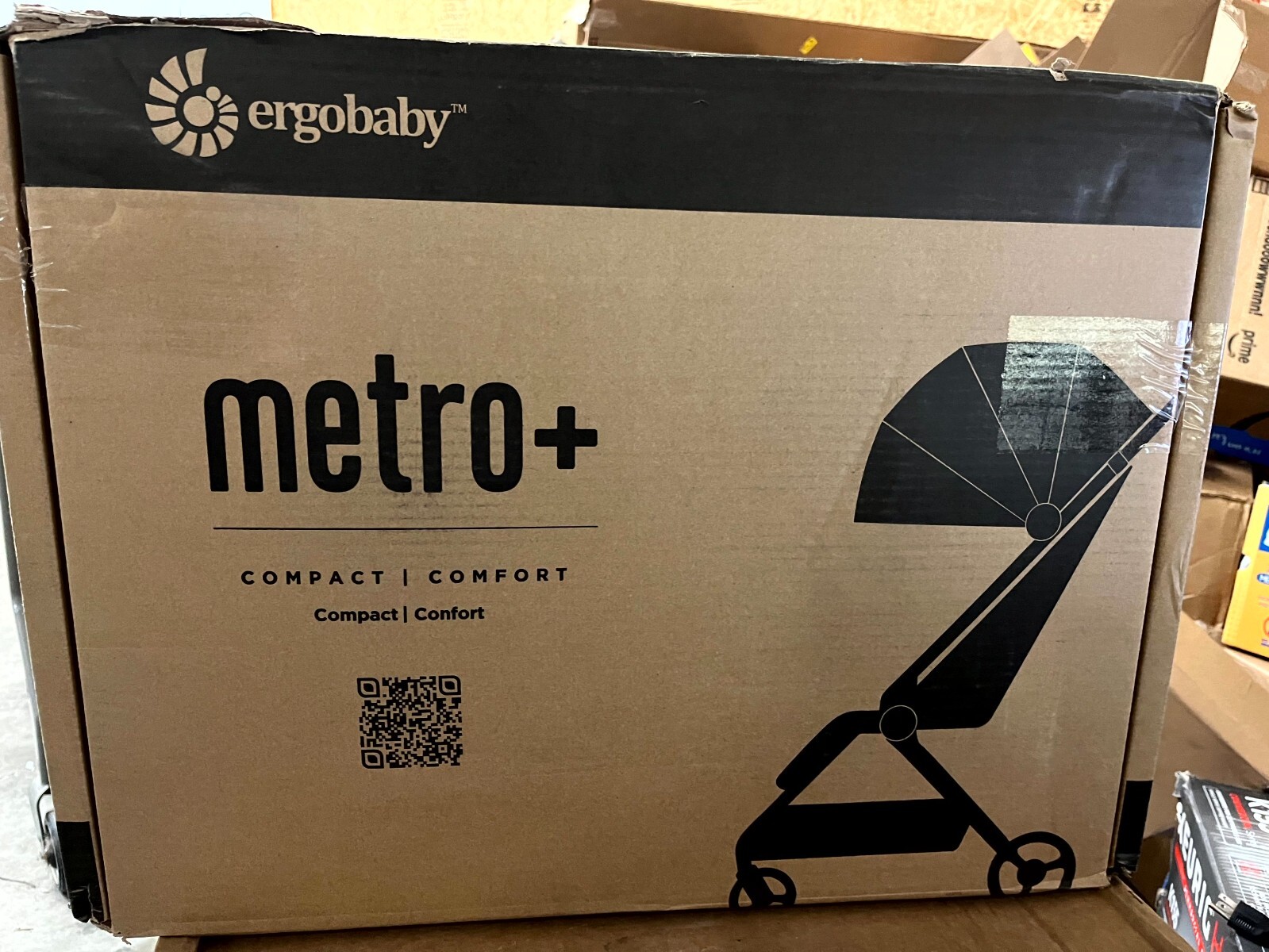 Ergobaby Metro Plus Compact Folding Baby Stroller Lightweight