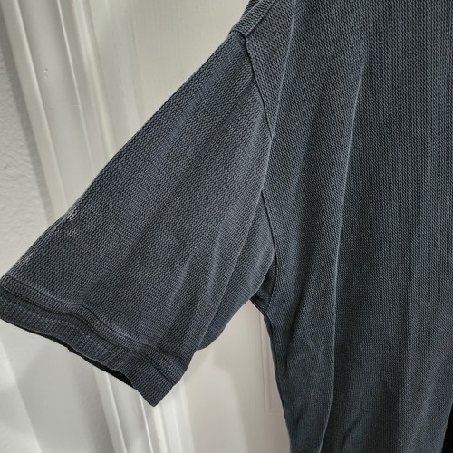VTG Tommy Bahama Black Short Sleeve Silk And Cotton Blend Polo Shirt Size Small - Picture 4 of 8