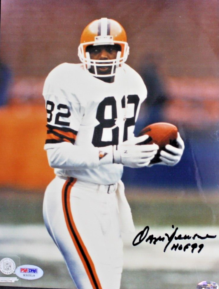 Ozzie Newsome Cleveland Browns HOF Autographed Signed 8x10 Football Photo PSA Autograph 