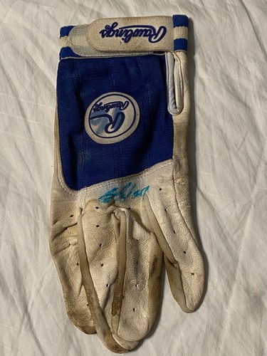 BO Jackson RARE GAME USED WORN Batting Glove PSA SIGNED Auto KC Royals RARE!