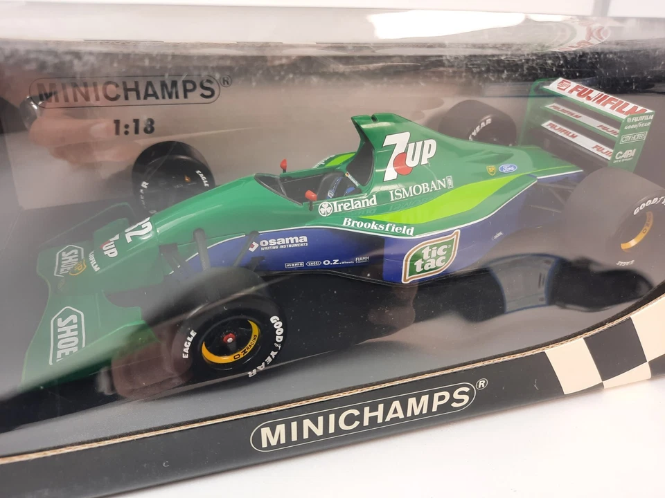 Minichamps Jordan Ford 191 #32 Michael Schumacher Belgian GP 1991 1/18 100910032 - Immagine 2 di 4