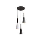 Led Ceiling Pendant Light 1/3-Way Adjustable Hanging For Living Room E27 Lamps
