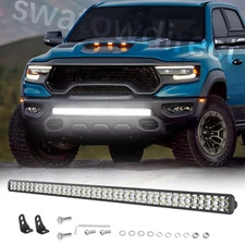 For Dodge Ram 1500 2500 3500 40" PRO LED Light Bar Combo 6500k Off Road 12V 42"