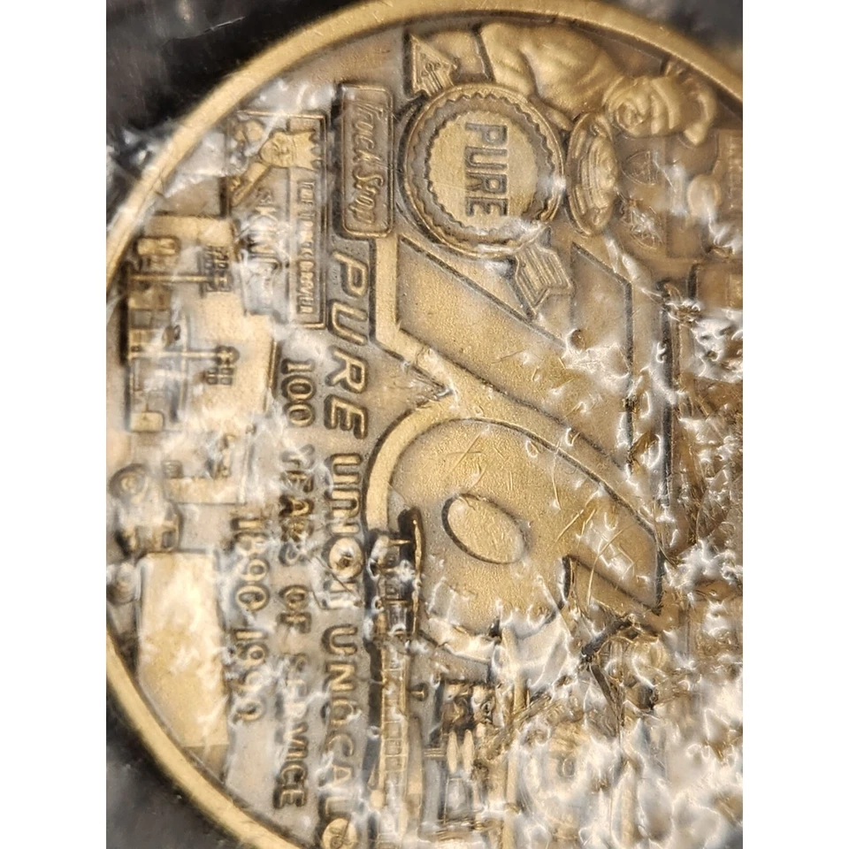 Llavero Vintage Union 76 Aceite Puro 100 Aniversario -Nuevo Precintado - RARO Foto 4 de 4