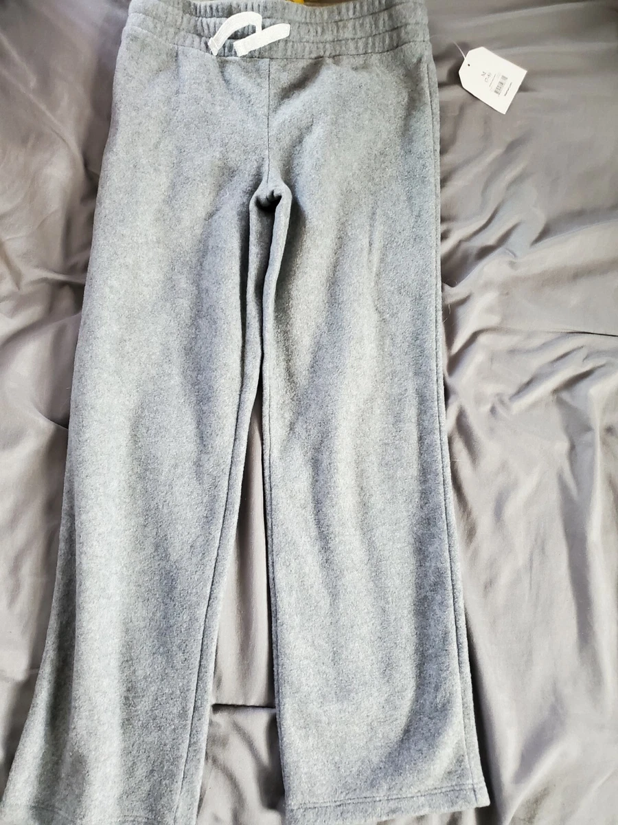 Girl s 7 8 Faded Glory Gray warm sweatpants Pants eBay
