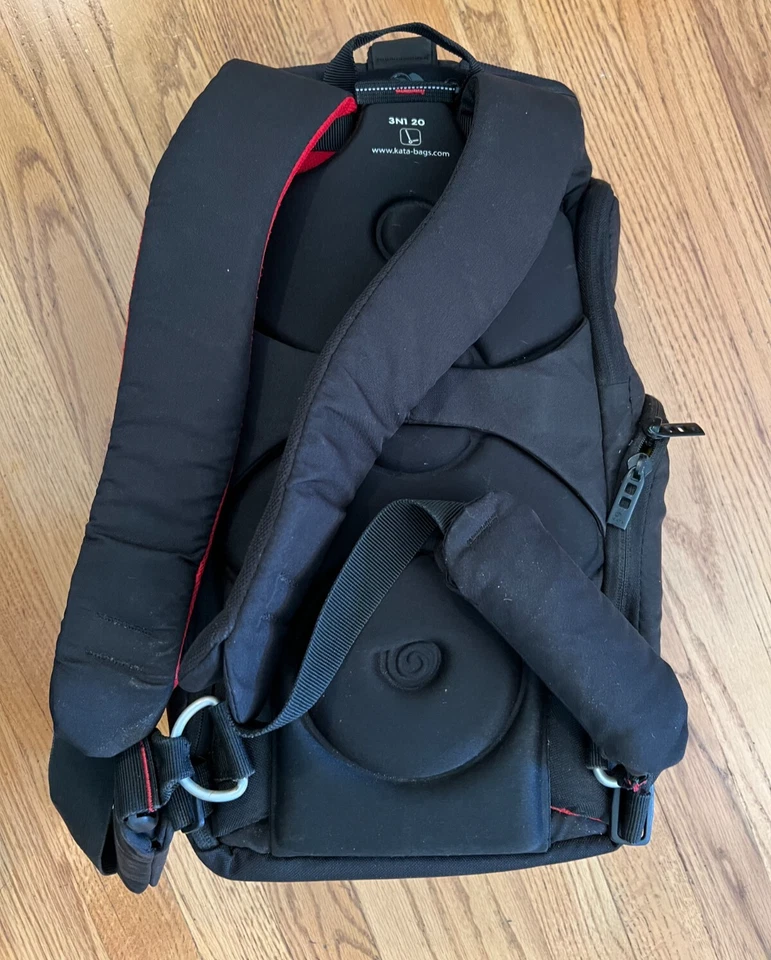 KATA 3N1-20 3 в 1 камеры сумка слинга рюкзак со вставками и дождевик - Изображение 4 из 4
