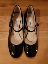 clarks chorus jazz black patent