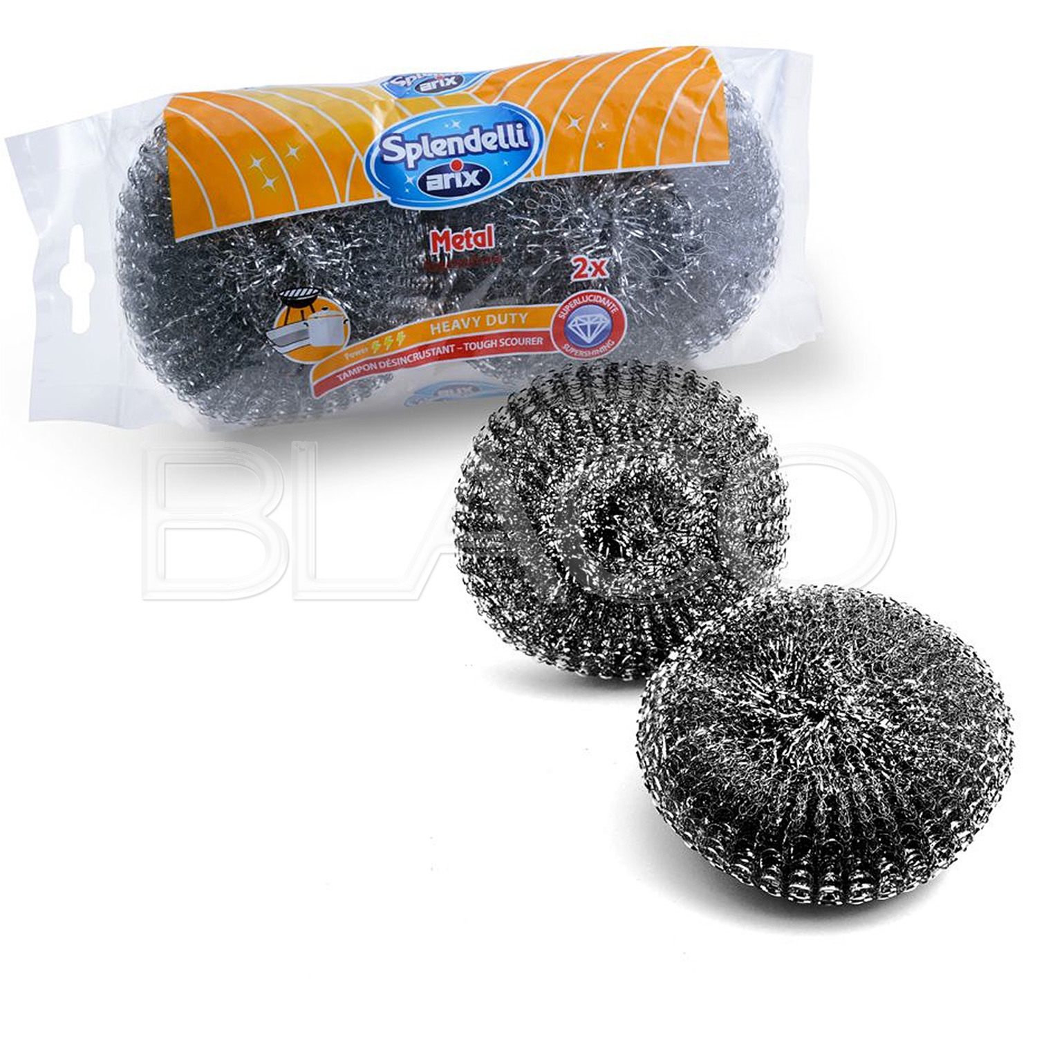 Arix Spugna in Acciaio Zincato - conf 2p