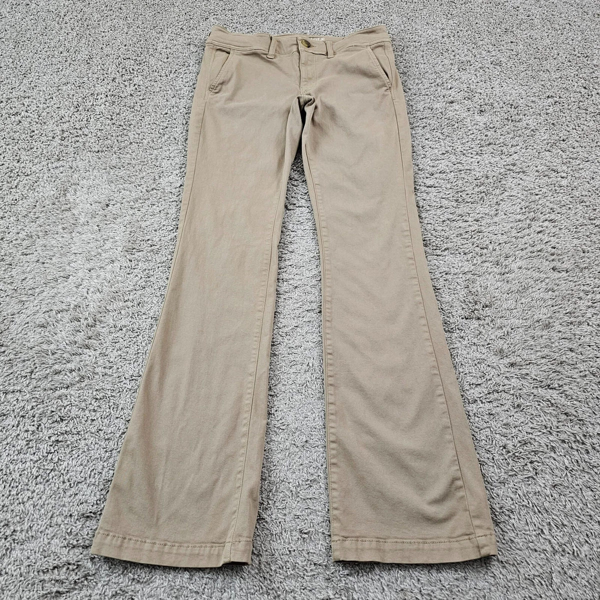 American eagle deals kick boot khakis