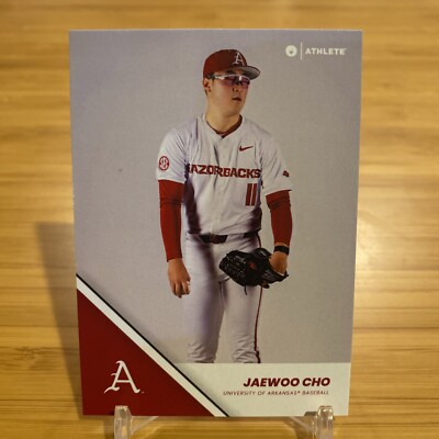 Onit 2024 Arkansas Razorbacks Baseball NIL Trading Card JAEWOOD CHO #19 ...