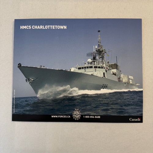 HMCS Charlottetown Canadian Military Frigate Ship Boat Vessel Spec Sheet