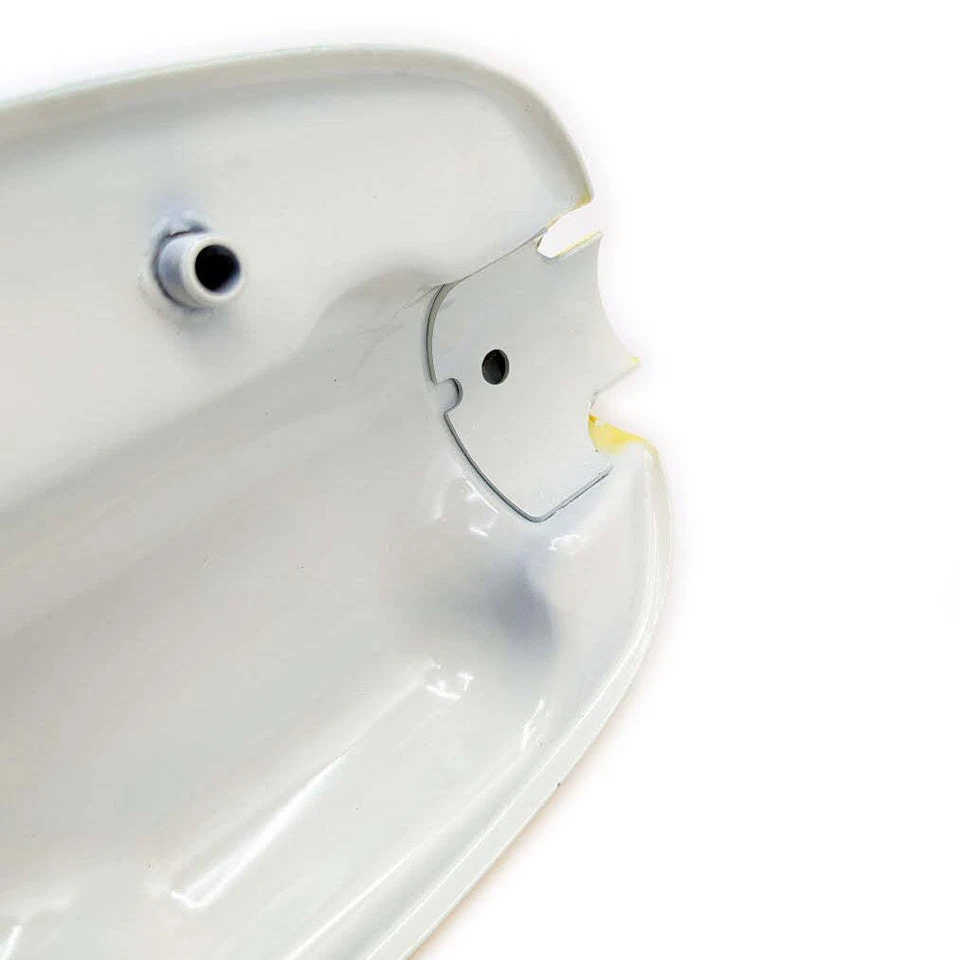 Kit completo de tanque de combustible de gasolina reproducción Z50 K0-K1 1968-1970 (plateado/amarillo) Foto 4 de 4