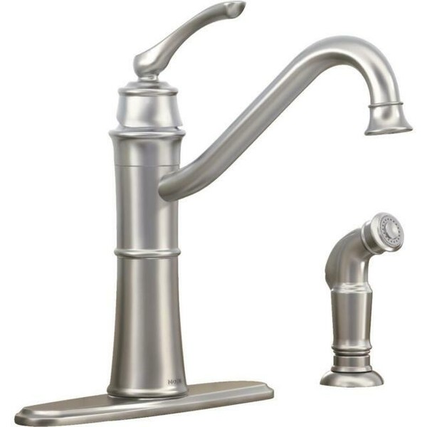 Moen 87999SRS Wetherly Higharc Kitchen Faucet Spot Resist Stainless